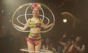 Amazà from the Cocoa Butter Club performs as part of Live The Way Out, Battersea Arts Centre’s onetake film of an ‘immersive theatrical adventure’ in April, which can still be seen on BBC iPlayer.