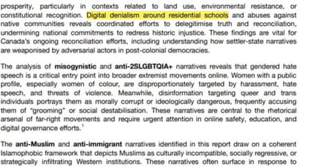 Extract from GDI report.