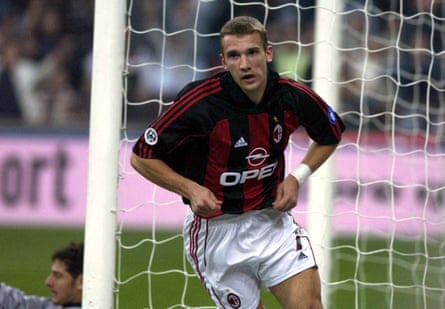 Andriy Shevchenko scores twice as Milan destroy Inter in 2001.