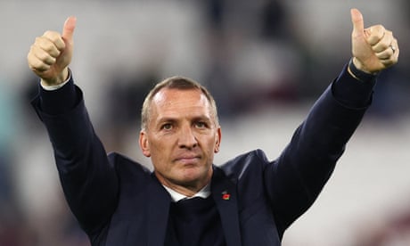 Brendan Rodgers an ideal upgrade for England if Southgate walks away