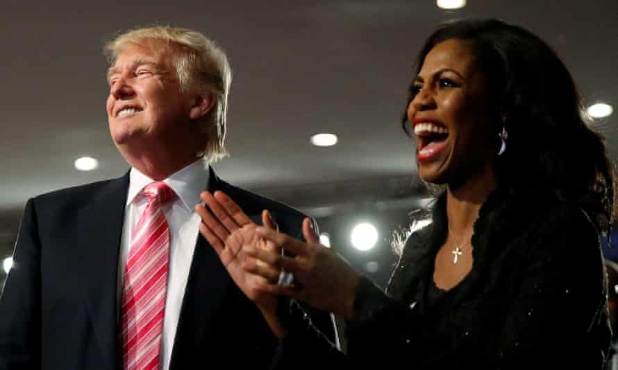 Omarosa Manigault with Trump in September 2016.