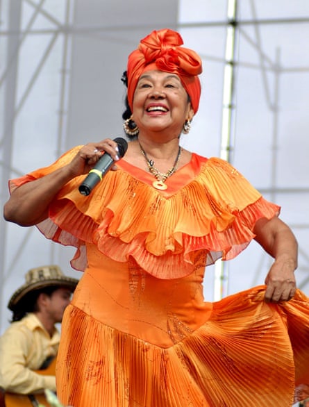 Performing in Bogotá in 2008.