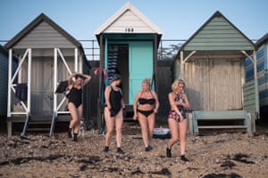 The beach huts at Thorpe Bay