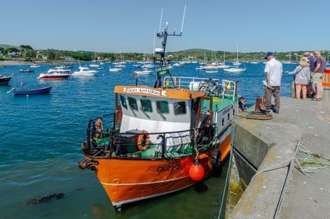 Next stop, America: boats at Schull Harbour.