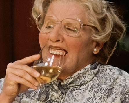 Robin Williams in Mrs Doubtfire, 1993.