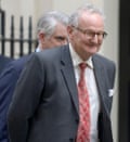 Theodore Agnew in Downing Street in March 2020.