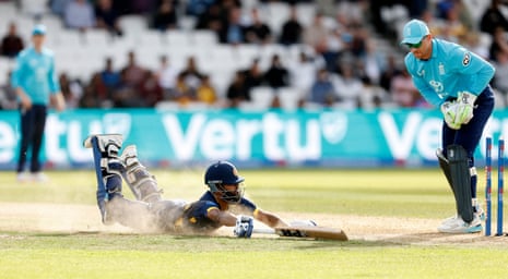 Pavan Rathnayake is run out