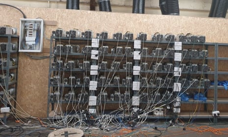 The bitcoin mine found in the West Midlands