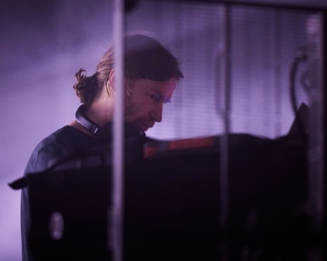A wonderful present for fans … Aphex Twin performing at Field Day in London, 19 August 2023.