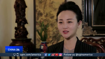 Chu Lanlan in an interview with CGTN