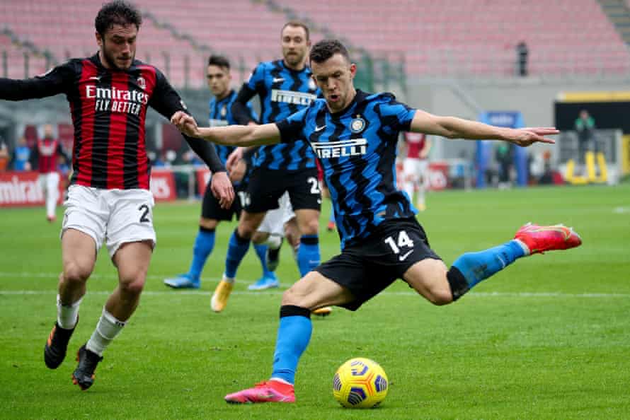 Inter’s Ivan Perisic produced a superb performance, including the final ball for his side’s second goal.
