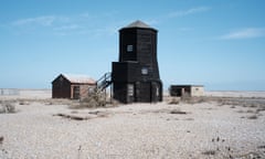 Black Beacon on Orford Ness houses Library of Sound (2021) in ArtAngel's Afterness exhibition.