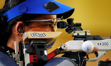 Tejaswini Sawant won two of India’s 16 shooting medals at the 2018 Gold Coast Commonwealth Games.