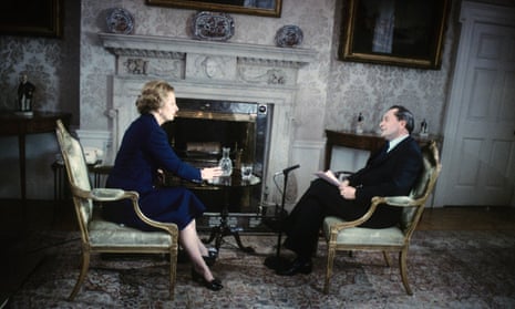 margaret Thatcher being interviewed by Brian Walden for ITV in 1979.
