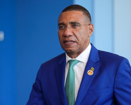 A image of Jamaica's PM Andrew Holness.
