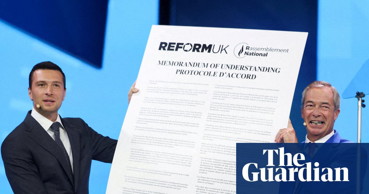 Reform UK says migrant deal was ratified by far-right National Rally president Reform UK says migrant deal was ratified by far-right National Rally president
