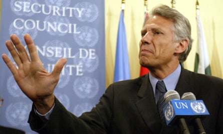 Dominique de Villepin.