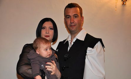 David Haines with his wife, Dragana, and daughter