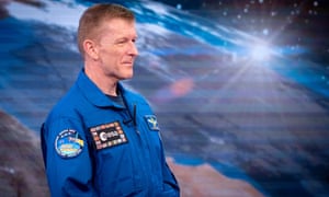 Astronaut Tim Peake on television