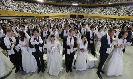 Mass wedding ceremony in Gapyeong, South Korea