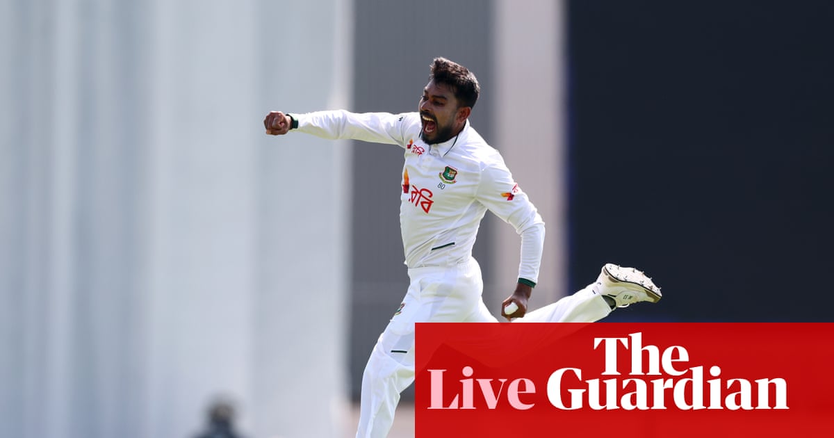 Australia v Bangladesh: first men’s Test, day four – live