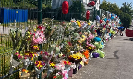 Floral tributes near  to Kyrees Sullivan and Harvey Evans successful  the Ely country  of Cardiff aft  their deaths successful  a roadworthy  accident.