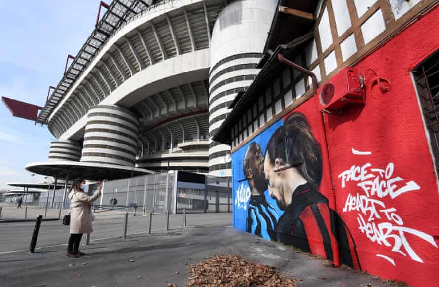 San Siro, earlier.