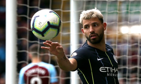 Sergio Agüero was Manchester City’s match-winner at Burnley.