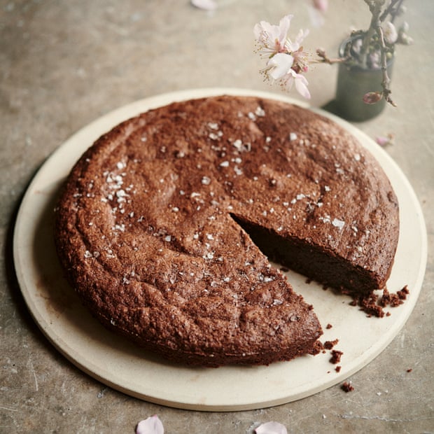 Chocolate almond cake.