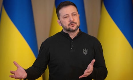 Volodymyr Zelenskyy gave little away during a briefing on Wednesday.