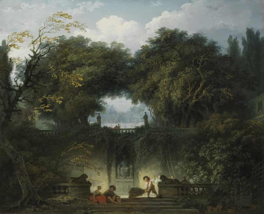 Jean-Honoré Fragonard, Le petit parc, Paris, France. c 1762-1764