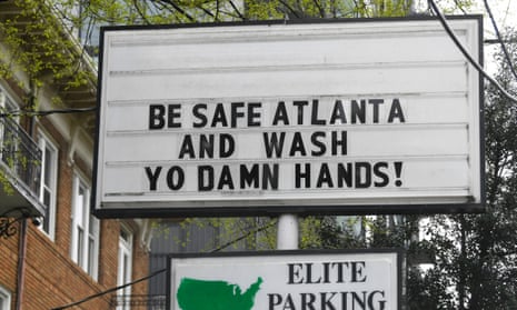 The mayor of Atlanta has mandated a citywide shutdown to stem the spread of Covid-19. 