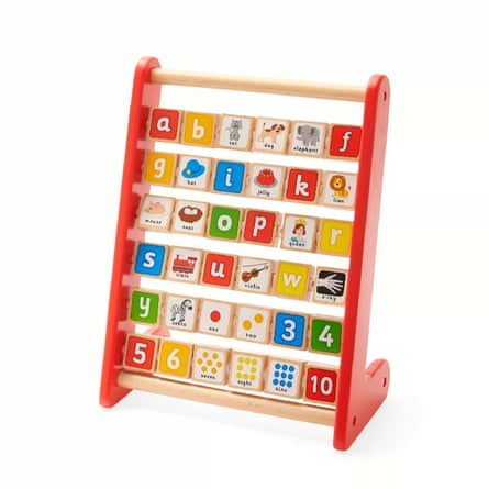John Lewis Wooden Alphabet Abacus