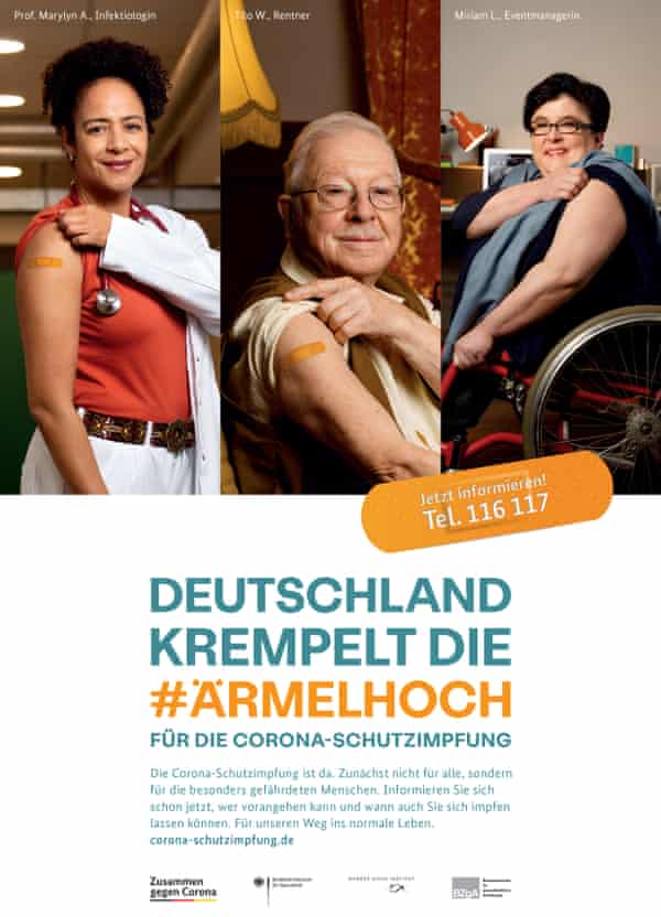 A German vaccine poster