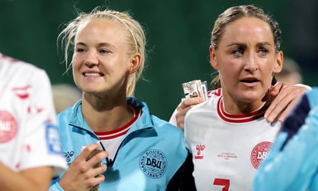 Denmark’s Pernille Harder and Sanne Troelsgaard will meet the Matildas in the Women’s World Cup round of 16 at Stadium Australia in Sydney on Monday.