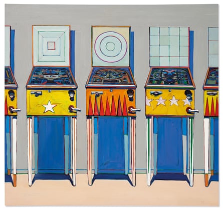 Four Pinball Machines, 1962.