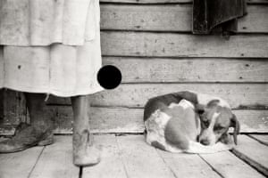Sharecropper and dog. North Carolina. 1938