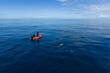 Jono Ridler and his support team