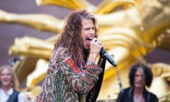 Today - Season 67<br>TODAY -- Pictured: Steven Tyler of Aerosmith performs on Wednesday, August 15, 2018 -- (Photo by: Mike Smith/NBCU Photo Bank/NBCUniversal via Getty Images via Getty Images)