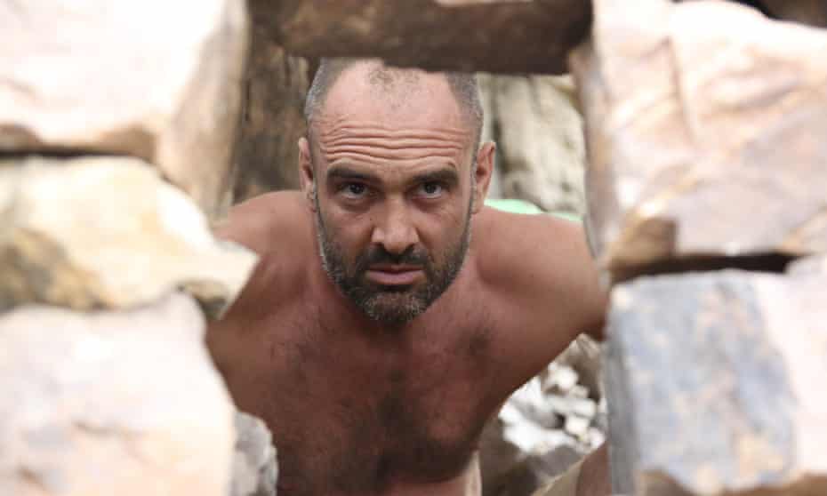 ‘A one-man existential crisis on the hunt for food’ … Ed Stafford. 