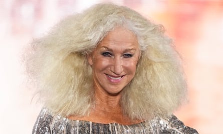 Helen Mirren with big hair