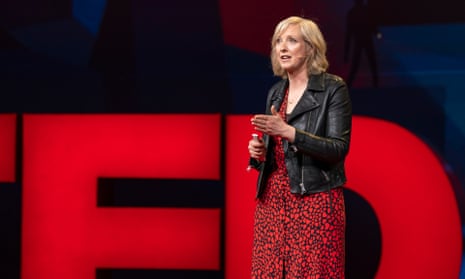 Carole Cadwalladr speaking at TED2019 last week. The Observer journalist was invited to give a talk in a session tagged Truth.