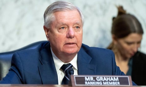 Senator Lindsey Graham at the Senate hearing to examine section 702 of the Foreign Intelligence Surveillance Act on 13 June 2023.