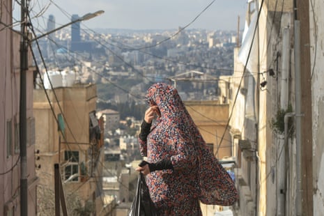 Muslim woman on street in Amman, Jordan