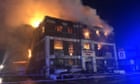 London warehouse fire: rush-hour warning after North Circular closed