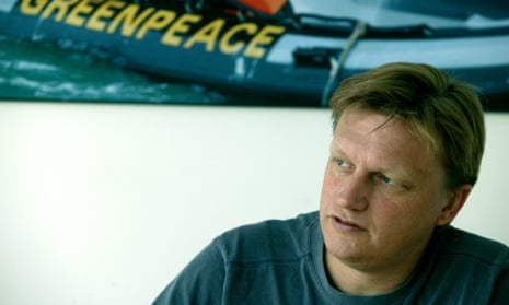 Stephen Tindale in 2005, during his stint as executive director of Greenpeace.