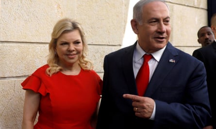 Israeli prime minister Benjamin Netanyahu and his wife Sara