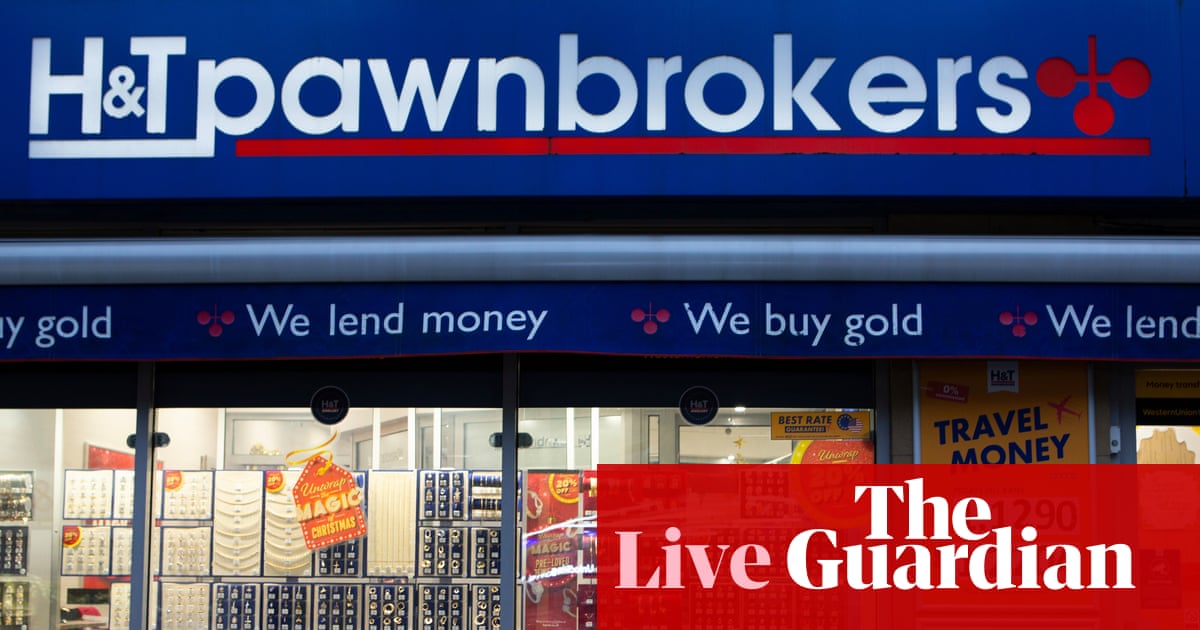 Britain's biggest pawnbroker H&T snapped up by US firm for £297m; Goldman Sachs lifts UK and eurozone growth forecasts - as it happened