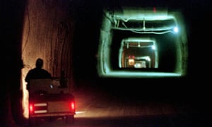 Construction of the Waste Isolation Pilot Plant in New Mexico, an underground nuclear waste dump.