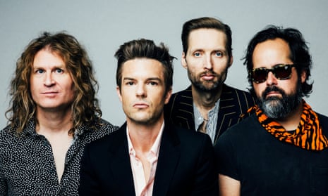 The Killers (from left to right): Dave Keuning, Brandon Flowers, Mark Stoermer and Ronnie Vannucci